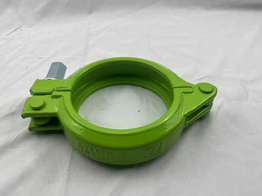 Μέρη DN125mm συγκεκριμένων αντλιών υψηλού Putzmeister σφιγκτήρας σωλήνων συγκεκριμένων αντλιών 5 ίντσας