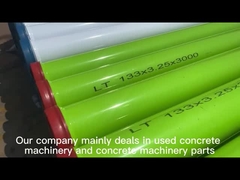 Straight Concrete Pump Delivery Pipe 65Mn Single For Putzmeister